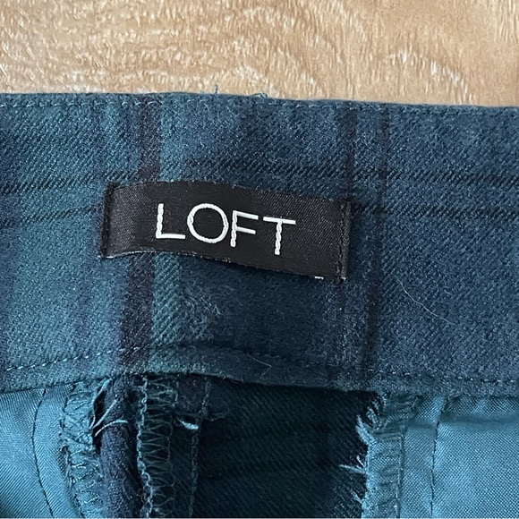 LOFT Plaid Marisa Pant - Picture 8 of 15